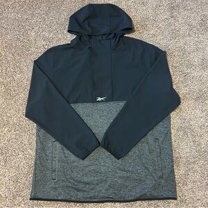 Reebok Speedwick Performance 1/4-Zip Pullover 2XLT Black/Grey